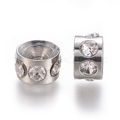 Бусины из хрусталя и страз из нержавеющей стали 304&nbsp;STAS-E474-54C-P