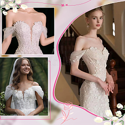 Рукава из полиэстера для женщин&nbsp;AJEW-WH0696-306A