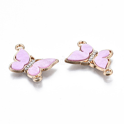 Экологически чистый сплав микропаве прозрачные соединители звеньев из кубического циркония&nbsp;LS-X-ENAM-Q437-058C-NR