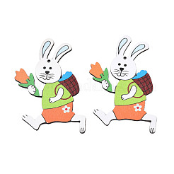 Большие подвески из дерева с односторонним принтом&nbsp;WOOD-N005-91C