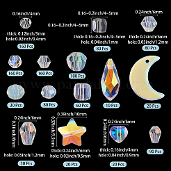 1070шт гальванические стеклянные бусины нити&nbsp;EGLA-SC0001-51