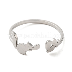 Кольца-манжеты открытого типа из нержавеющей стали марки 304&nbsp;RJEW-K262-01C-P