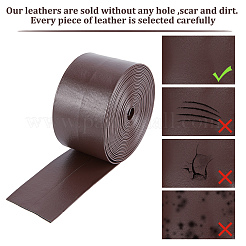 Мягкий плоский шнур из искусственной кожи&nbsp;LC-WH0006-02A-02