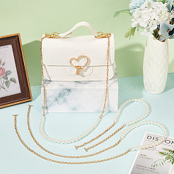 3 шт. 3 стиля цепочек для кошелька из АБС-пластика с имитацией жемчуга&nbsp;FIND-WR0009-73B