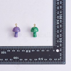 7шт 7 цвета подвески из натурального кварца&nbsp;G-SZ0002-21