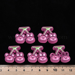 Прозрачные акриловые бусины&nbsp;X-MACR-S374-04B-02