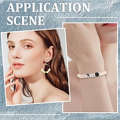 350 шт. 7-х цветные прозрачные и непрозрачные акриловые бусины&nbsp;MACR-YW0004-79