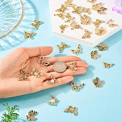 36 шт. 6 стиля подвески из сплава с УФ-покрытием&nbsp;FIND-TA0007-88