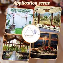 8 шт. акриловые зарезервированные подвесные знаки&nbsp;OACR-GA0001-28