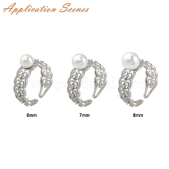 Стойка покрытие сердце латунь микропаве кубический цирконий открытый манжета кольцо настройки&nbsp;X-KK-Z071-26P