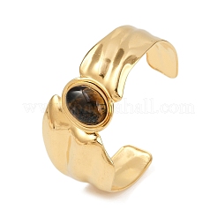 Браслеты-манжеты из нержавеющей стали 304 для женщин&nbsp;BJEW-V009-01G