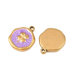 Подвески из нержавеющей стали 304 с эмалью&nbsp;STAS-P425-01G-11