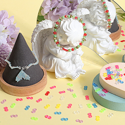 1400 шт. 7-х цветные прозрачные пластиковые соединители S-образного типа&nbsp;FIND-SC0007-98