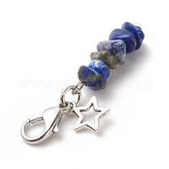 Подвесные украшения из бисера из драгоценных камней&nbsp;HJEW-JM00709