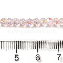 Гальванизируйте прозрачное стекло бисер нитей&nbsp;EGLA-A035-T3mm-L20