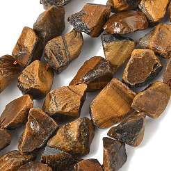 Сырой грубый натуральный тигр глаз бисер прядь&nbsp;LS-G-M453-D10