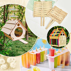 50шт деревянные палочки для тортов&nbsp;AJEW-WH0348-678