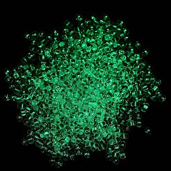 Светящиеся стеклянные бусины&nbsp;SEED-A033-07H