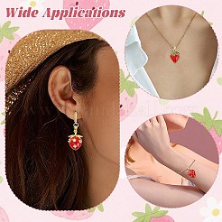 6 шт. 3 стиля латунных эмалевых подвесок&nbsp;KK-CJ0004-14