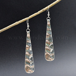 Серьги-гвоздики из цинкового сплава в форме капли&nbsp;FS-WG7782B-01