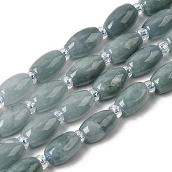 Натуральные бусины из мьянманского жадеита&nbsp;G-F822-C01-01