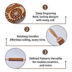 Скалка из бука&nbsp;AJEW-WH0248-963