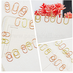 120 шт. 6 вида овальных железных скрепок&nbsp;AJEW-SP0003-02