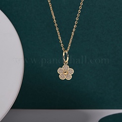 5шт латунные микропаве прозрачные кубические циркониевые подвески&nbsp;ZIRC-SZ0001-99