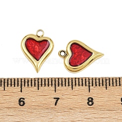 Подвески из нержавеющей стали 304 с эмалью&nbsp;STAS-P415-02G-02