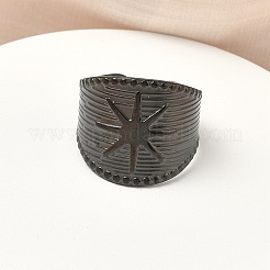 Открытые кольца манжеты из нержавеющей стали 304&nbsp;RJEW-D338-02F-EB