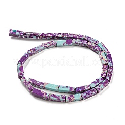 Синтетические окрашенные нити императорской яшмы&nbsp;G-D077-C01-07