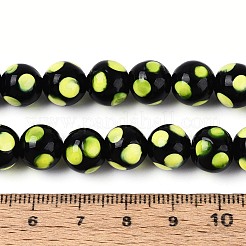 Бусы лэмпворк ручной работы&nbsp;LAMP-N037-02A