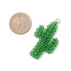 Прозрачные стеклянные подвески&nbsp;PALLOY-MZ01021