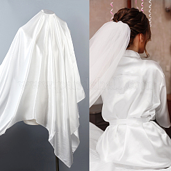 Атласная ткань из полиэстера&nbsp;OCOR-WH0082-214A