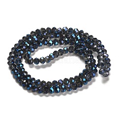 Стеклянные бусины с гальваническим покрытием &nbsp;EGLA-D020-4x3mm-M2