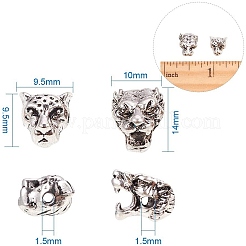 Сплавочные бусины&nbsp;PALLOY-PH0012-61