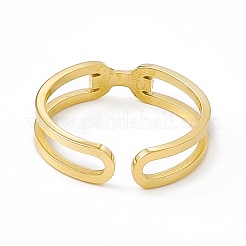 Кольцо-манжета из нержавеющей стали 304 с ионным покрытием (IP) и кубическим цирконием для женщин&nbsp;LS-RJEW-C060-27G