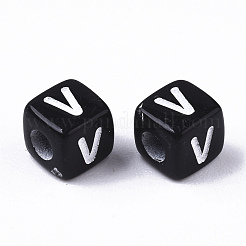 Непрозрачные акриловые бусины&nbsp;X-SACR-N002-01V