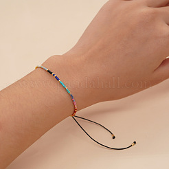 Богемные минималистичные браслеты из плетеного бисера и стеклянных бусин для женщин.&nbsp;PE3072