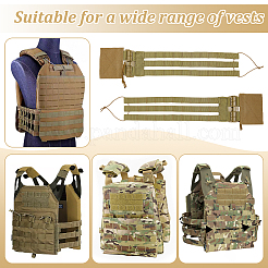 Нейлоновый тактический пояс для жилета&nbsp;AJEW-WH0596-342B