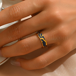 Нерегулярный узор латунные кольца для женщин&nbsp;YY3361-3