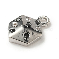 Латунные микро проложить кубического циркония подвески&nbsp;KK-I276-39P