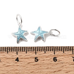 Подвески в виде морских звезд из стерлингового серебра с эмалью Ocean 925&nbsp;STER-K188-11S