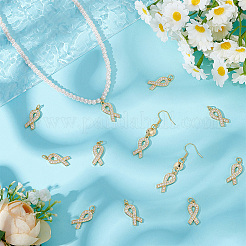 12 шт. Латунные подвески с микропаве&nbsp;ZIRC-BC0001-29