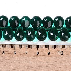 Стеклянные бусины с гальваническим покрытием &nbsp;EGLA-Q128-01B