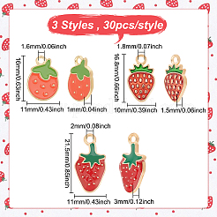 Подвески из сплава эмали 90шт 3 стиля&nbsp;ENAM-DC0001-02