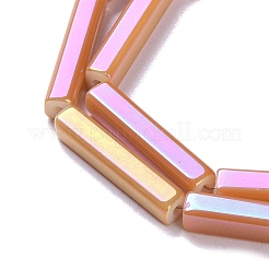 Стеклянные бусины с гальваническим покрытием &nbsp;EGLA-Q128-10C