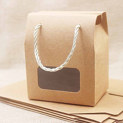 Складная творческая коробка крафт-бумаги&nbsp;LS-CON-WH0077-05