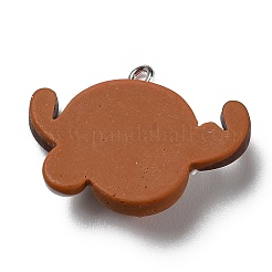 Подвески из непрозрачной смолы RESI-D055-118P