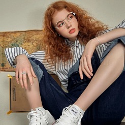 Набор для самостоятельного изготовления браслета из круглых бусин из натурального амазонита&nbsp;G-FI0001-13